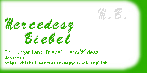 mercedesz biebel business card